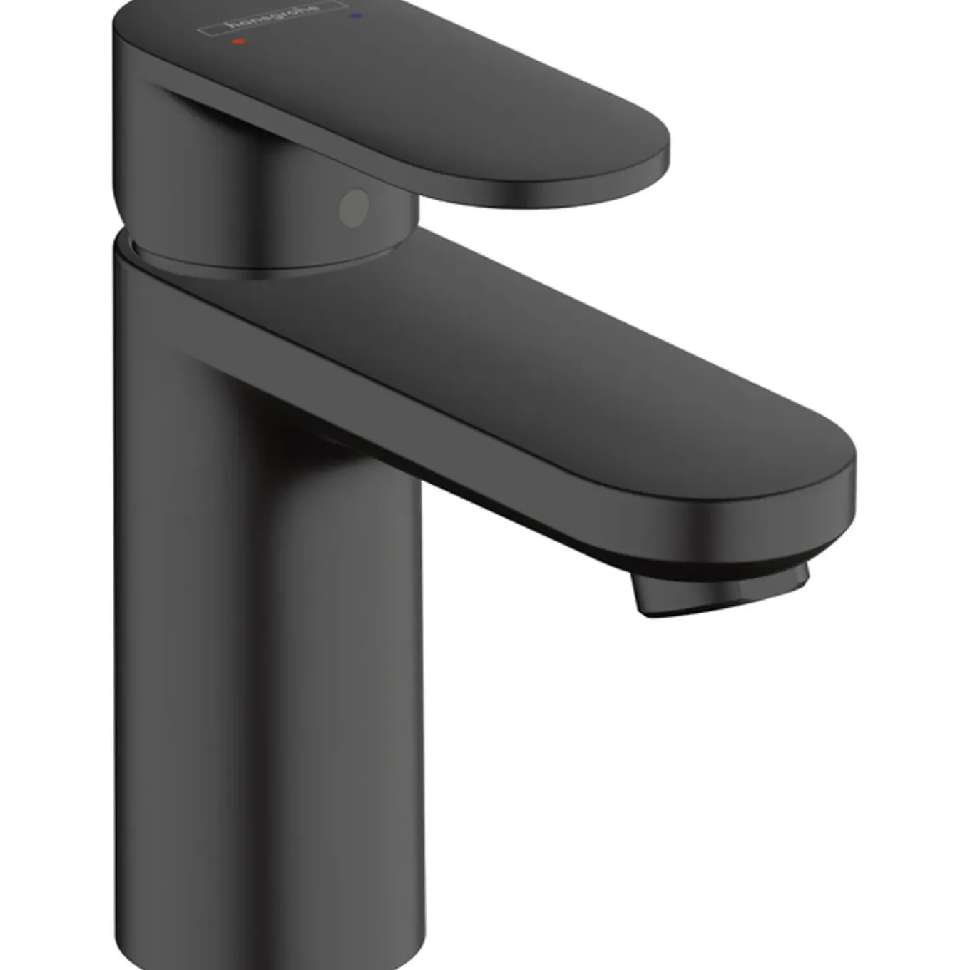 Hansgrohe Vernis Blend 1-gats Wastafelkraan - 100 Zonder Waste - Voorsprong 10.8cm - Mat Zwart