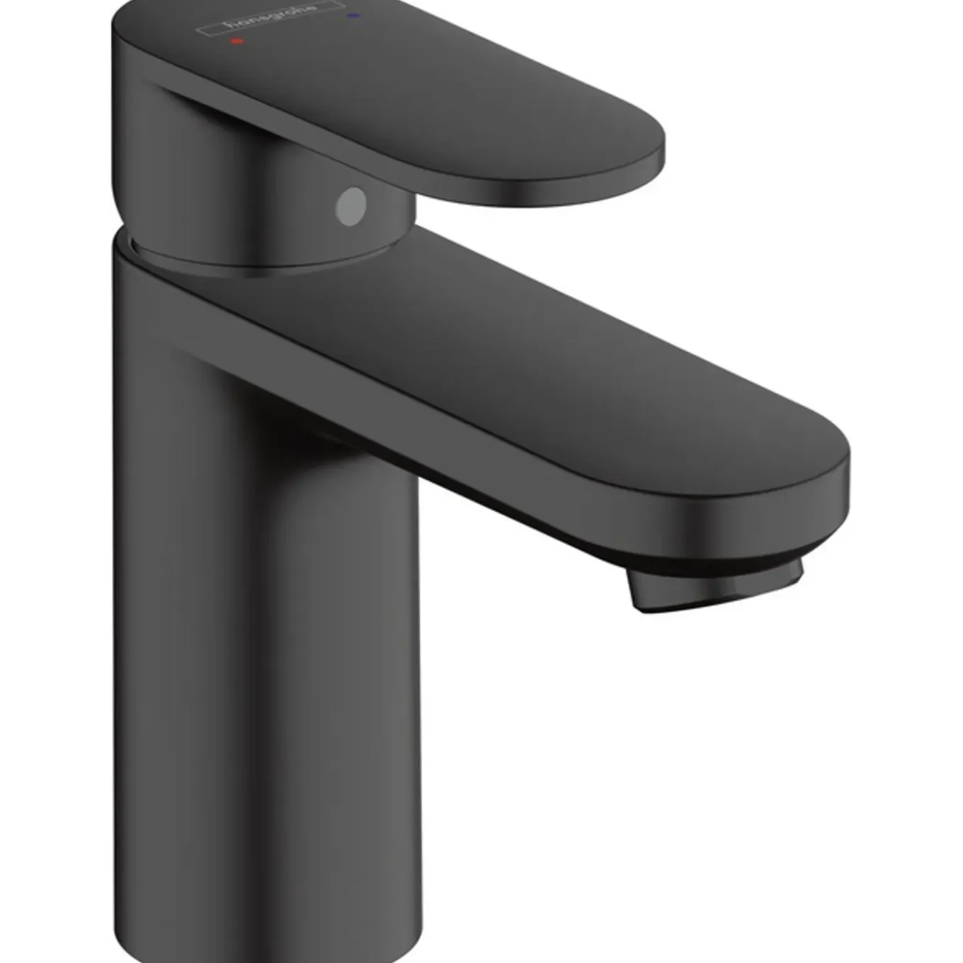 Hansgrohe Vernis Blend 1-gats Wastafelkraan - 100 Zonder Waste - Voorsprong 10.8cm - Mat Zwart