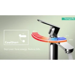 Hansgrohe Wastafelmengkraan Vernis Blend - CoolStart - Chroom