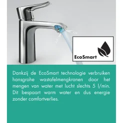 Hansgrohe Wastafelmengkraan Vernis Blend - CoolStart - Chroom
