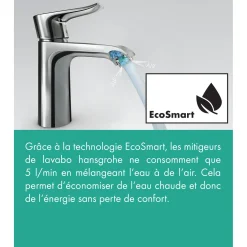 Hansgrohe Wastafelmengkraan Vernis Blend - CoolStart - Chroom