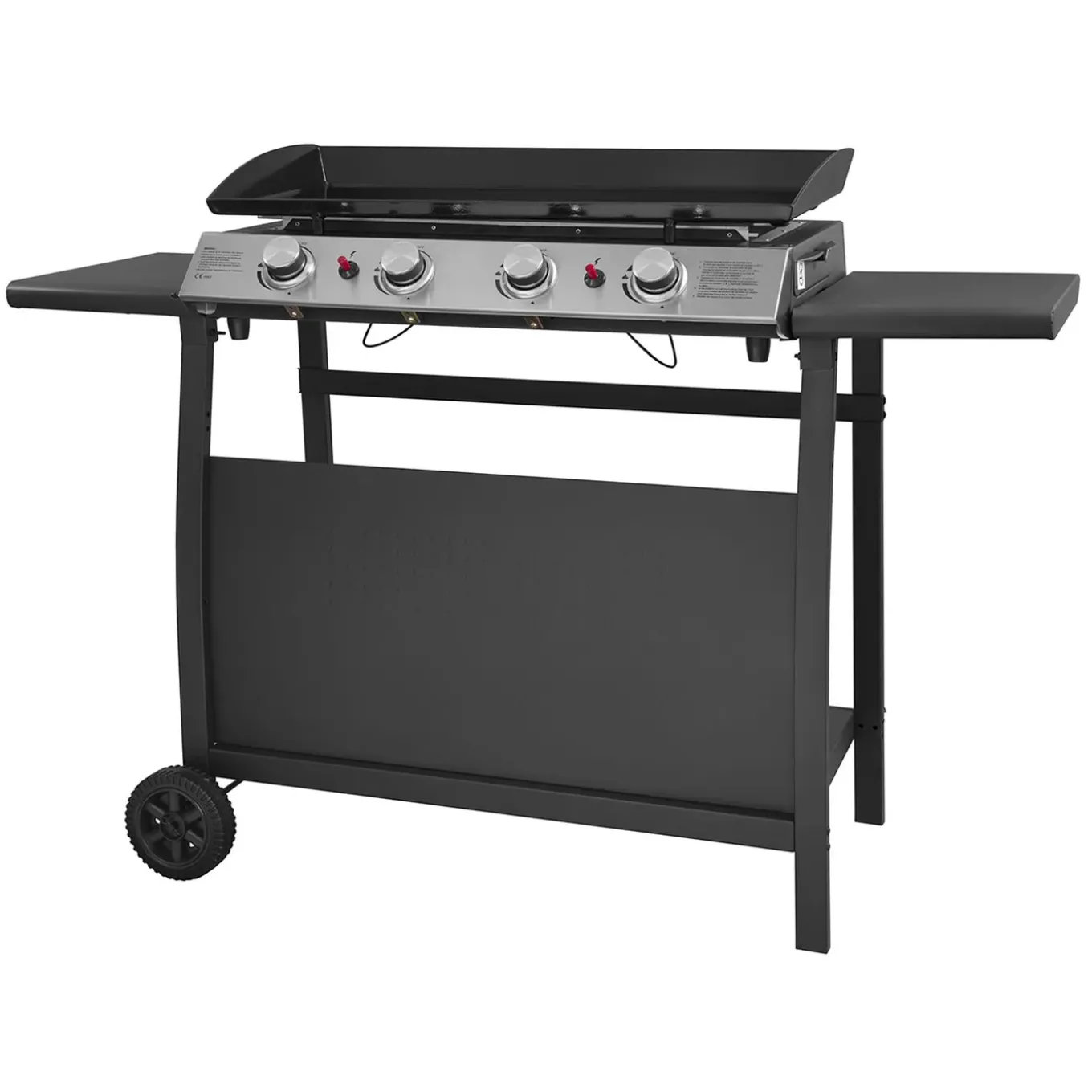 Happy Garden Bakplaat Op Gas Valencia 4 Branders