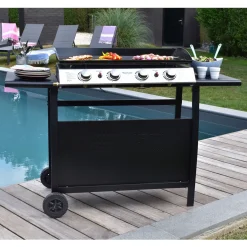 Happy Garden Bakplaat Op Gas Valencia 4 Branders