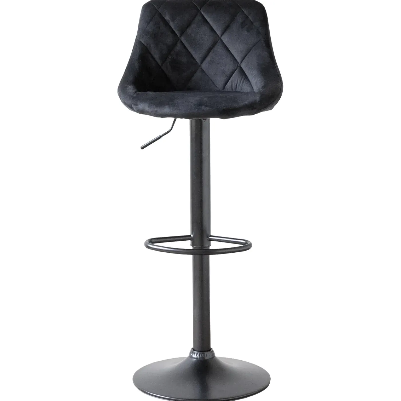 Happy Garden Barkruk Robin Zwart Fluweel Set Van 2