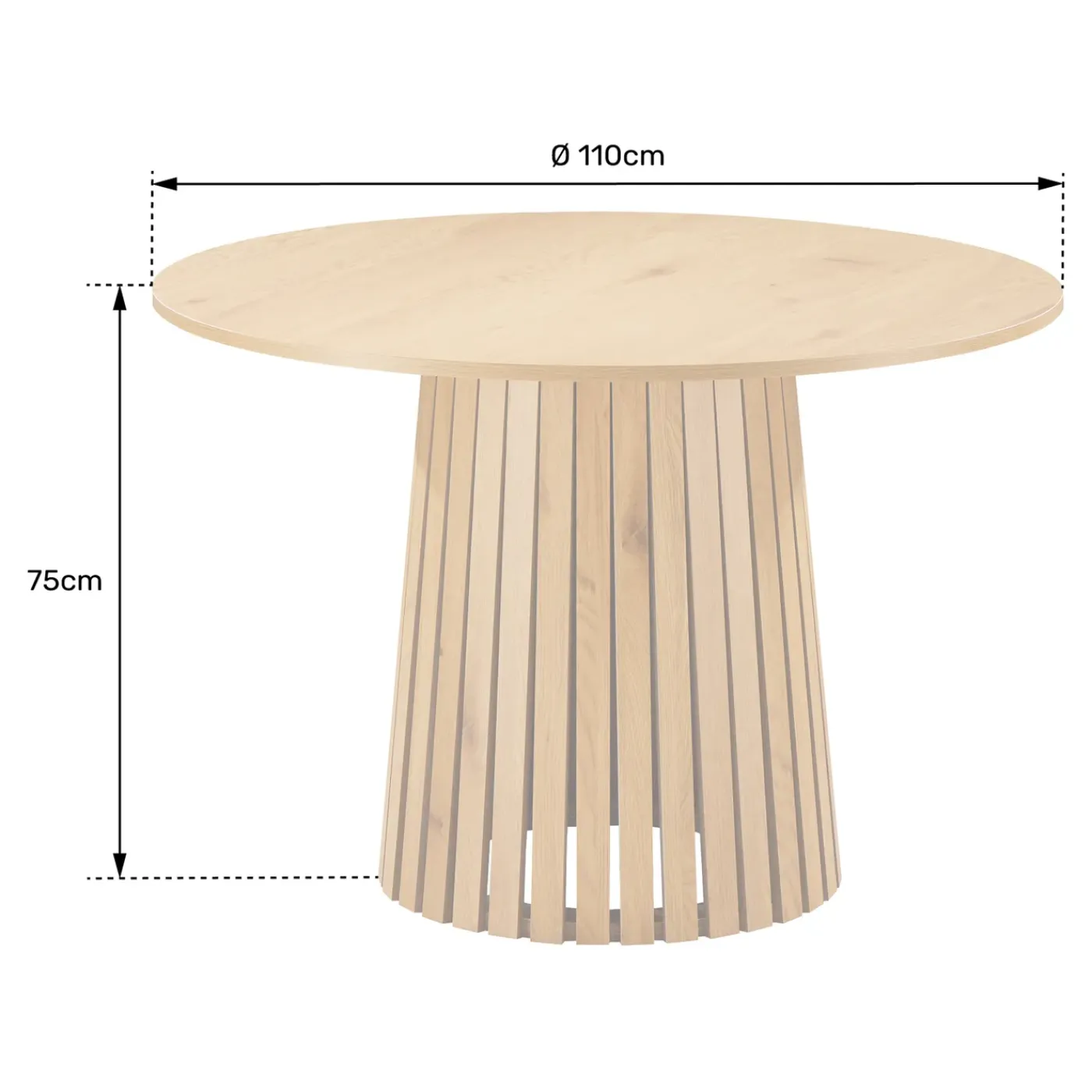Happy Garden Eettafel Liv 110 Cm