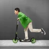 Hauki Cityroller Scooter Groen Opvouwbaar Verstelbaar Lichtgewicht Xxl Wielen Voetrem