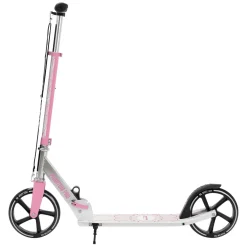 Hauki Cityroller Scooter Roze Opvouwbaar Verstelbaar Lichtgewicht Xxl Wielen Voetrem