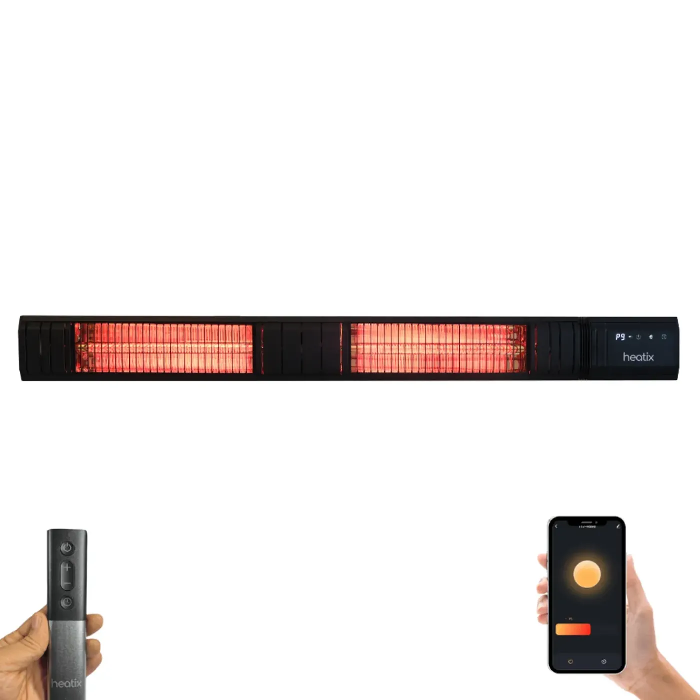 Heatix Smart Golden Shadow Heater 3000w Terrasverwarmer Wandmodel