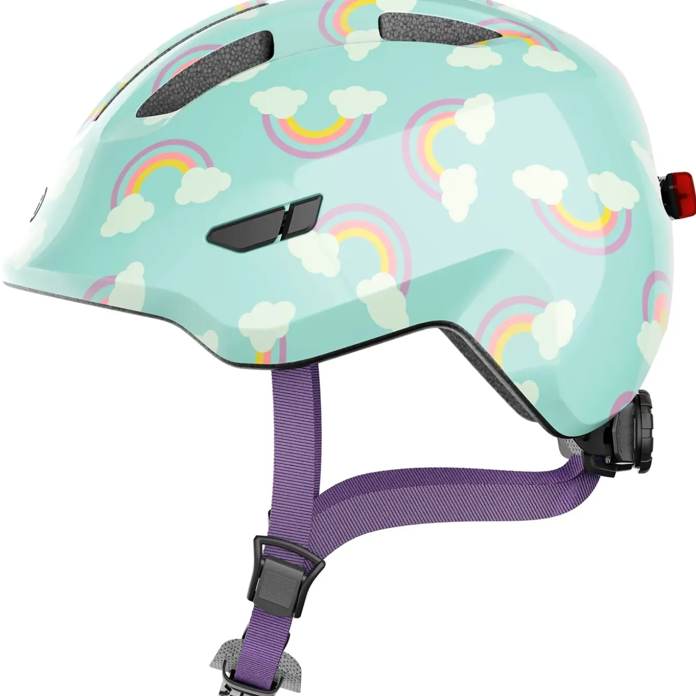 Helm Smiley 3.0 LED blue rainbow M 50-55cm