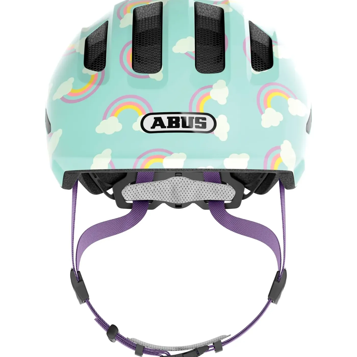 Kinderen Tormino Helm Smiley 3.0 LED blue rainbow S 45-50cm