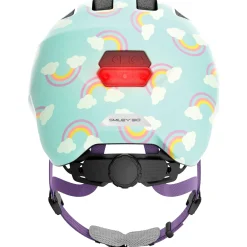 Kinderen Tormino Helm Smiley 3.0 LED blue rainbow S 45-50cm