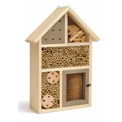 HEM Insectenhotel Hout 37 Cm Grijs – Bijenhotel & Insectenhuis – Grenenhout