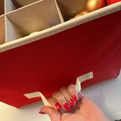 Hem Opvouwbare Kerstballen Opslag Doos - Kerstballen Opberger - Kerst Opruimen