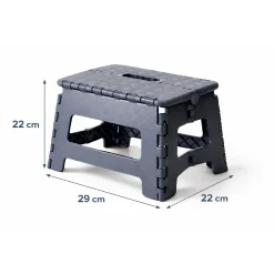 HEM Opvouwbare Opstapkruk – Inklapbaar Krukje 29x22x22 Cm – Draagvermogen Tot 130 Kg