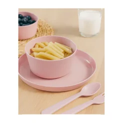 Hem Serviesset 24-delig - Picknickset Voor Camping Roze - Bestekset