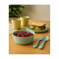 HEM Serviesset 24-delig - Picknickset Voor Camping Groen - Bestekset