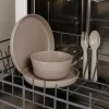 HEM Serviesset 24-delig - Picknickset Voor Camping Grijs - Bestekset