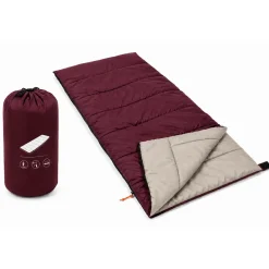 Hem Slaapzak Envelop - Zomer Slaapzak 190x75 Cm - Bordeauxrood