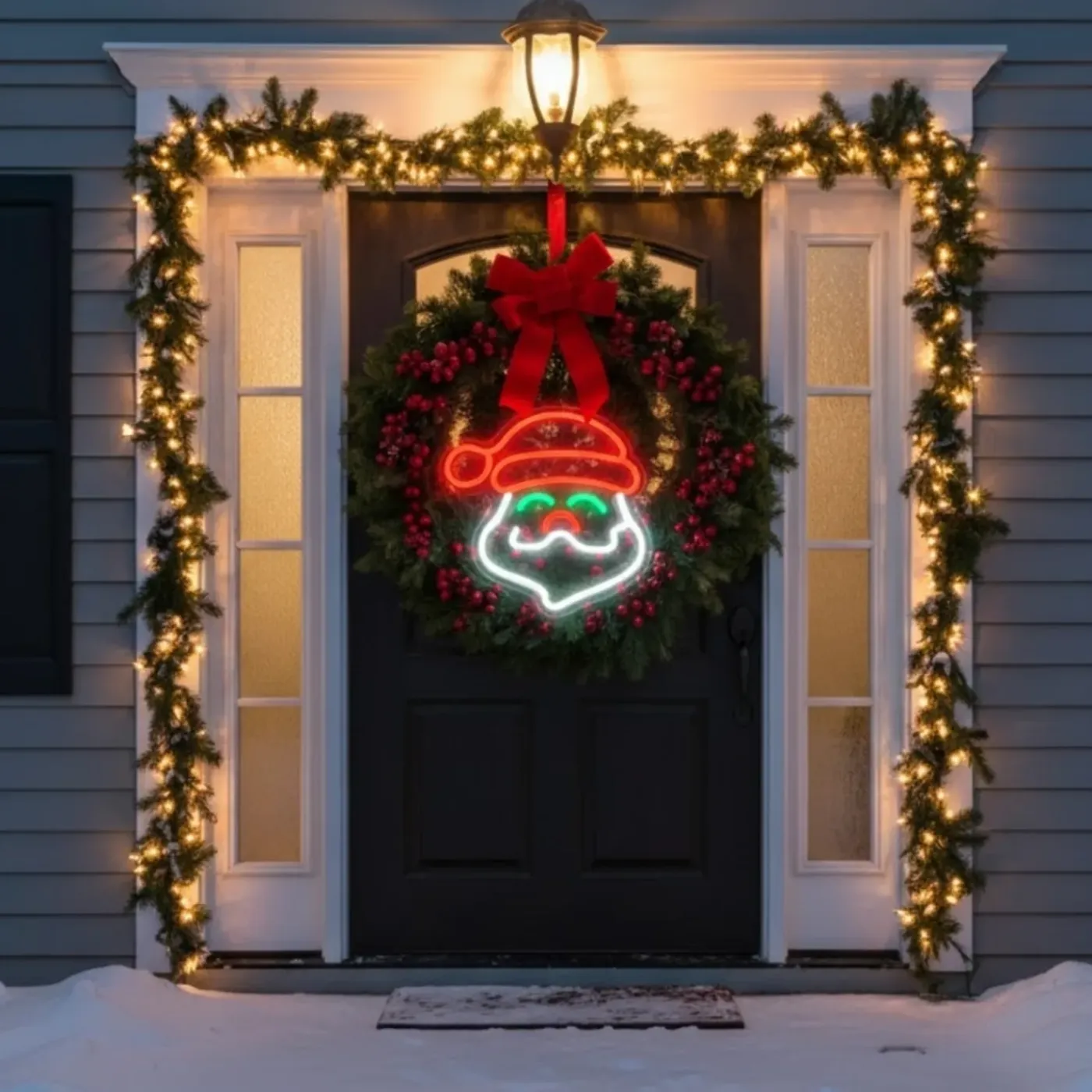 HEM Wandlamp Neon Kerstman - Multicolour - Kerstversiering - Kerstverlichting