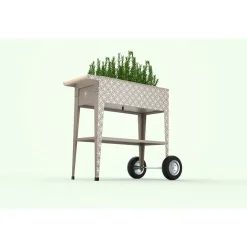 Herstera Garden Plantenbak Barcelona Taupe Hg08928403 - Bloembak -75x35x80 Cm