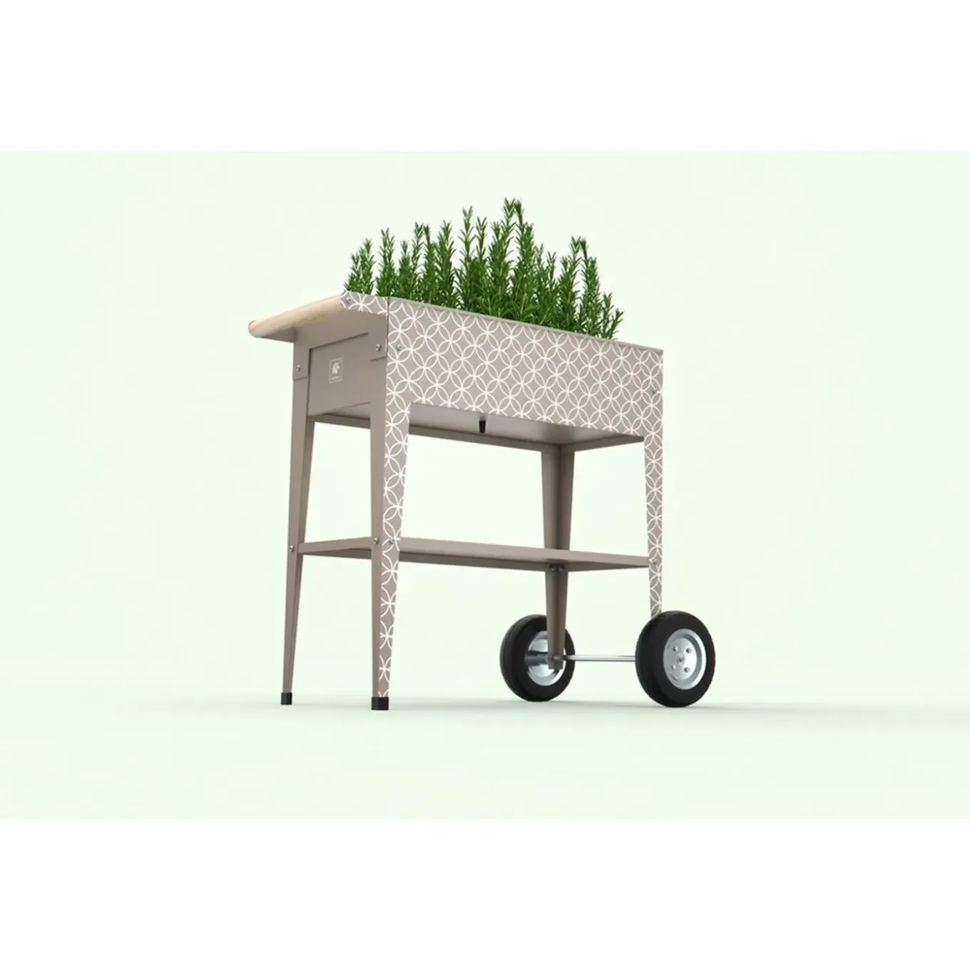 Herstera Garden Plantenbak Barcelona Taupe Hg08928403 - Bloembak -75x35x80 Cm