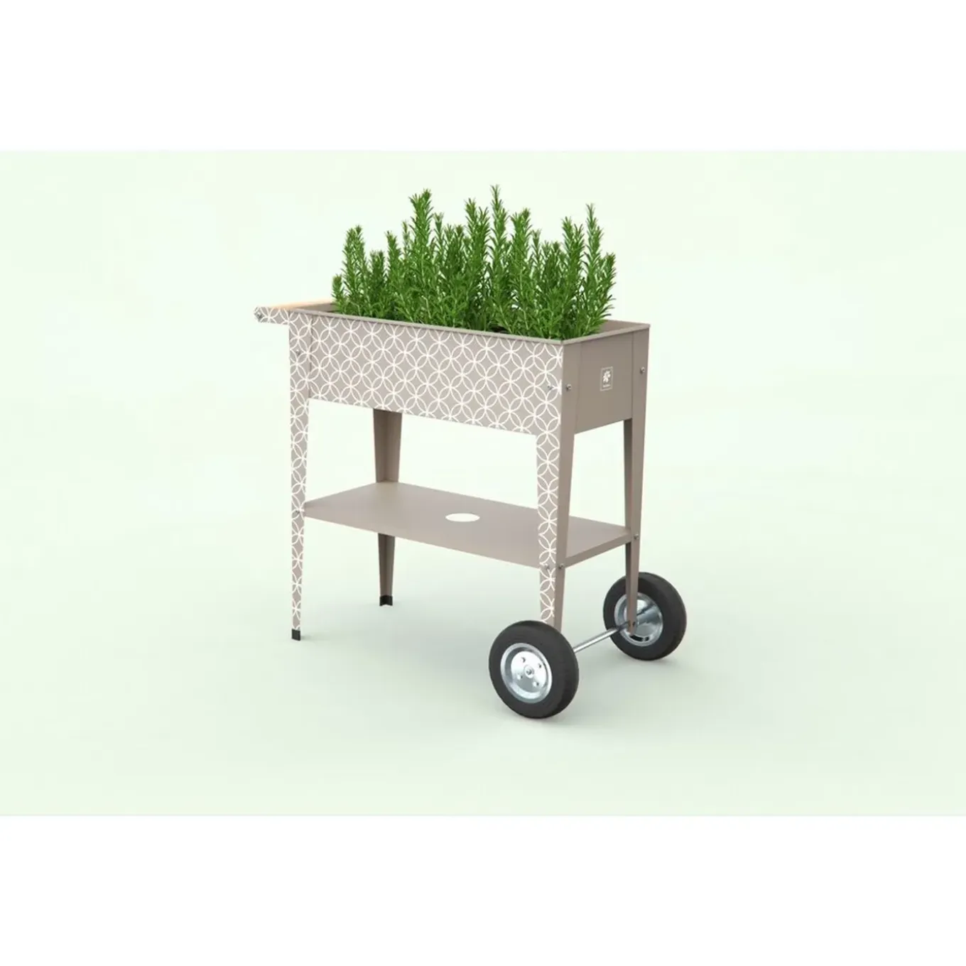 Herstera Garden Plantenbak Barcelona Taupe Hg08928403 - Bloembak -75x35x80 Cm