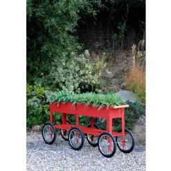 Herstera Garden Plantenbak Hg08937901 - Bloembak - 150 X 35 X 80 Cm - Rood