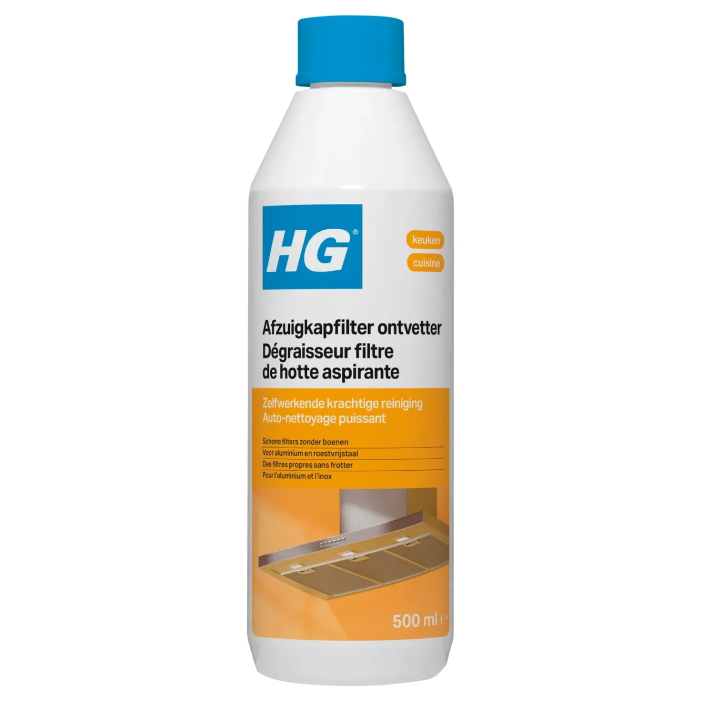 HG afzuigkapfilter ontvetter 500ml
