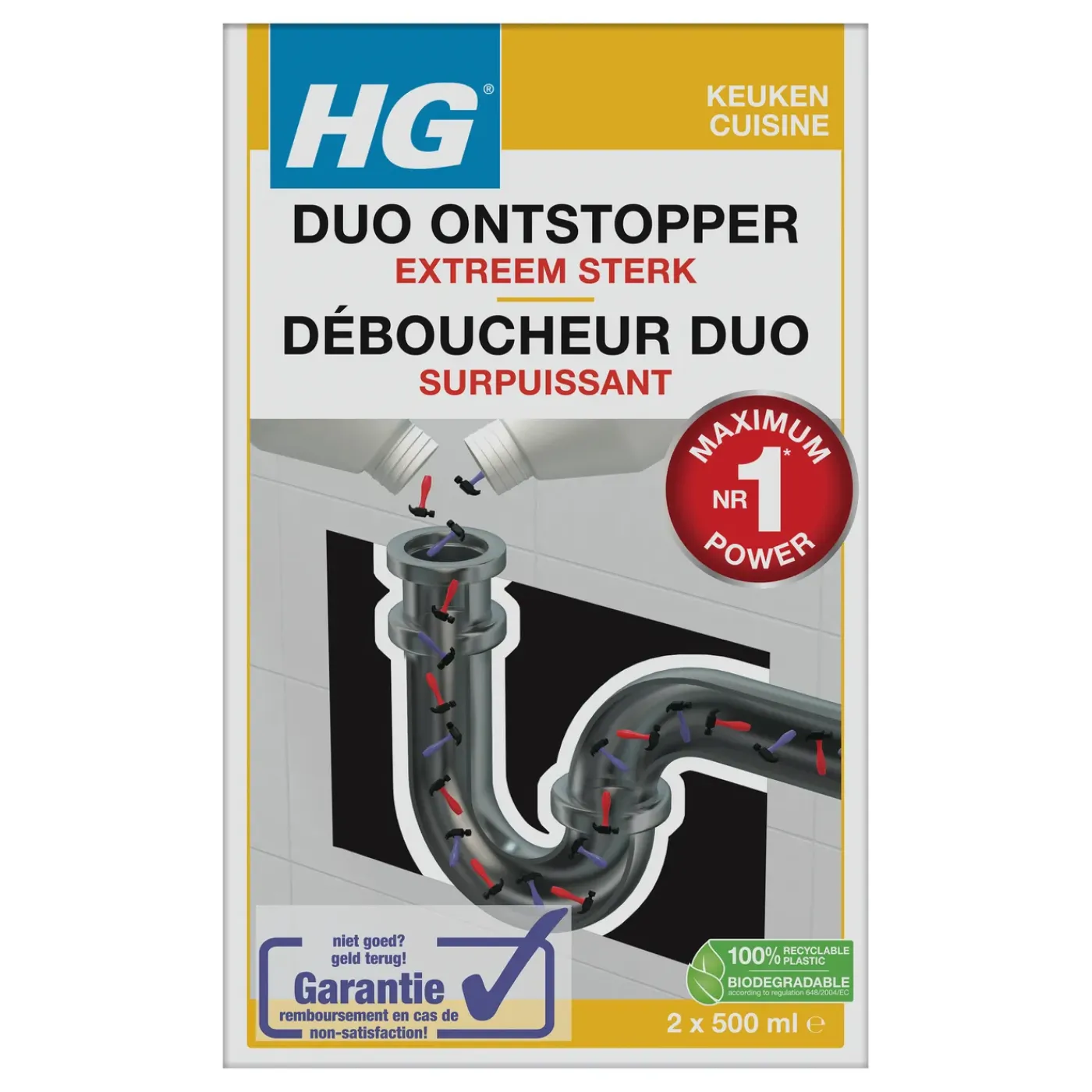 HG Duo Ontstopper 1L