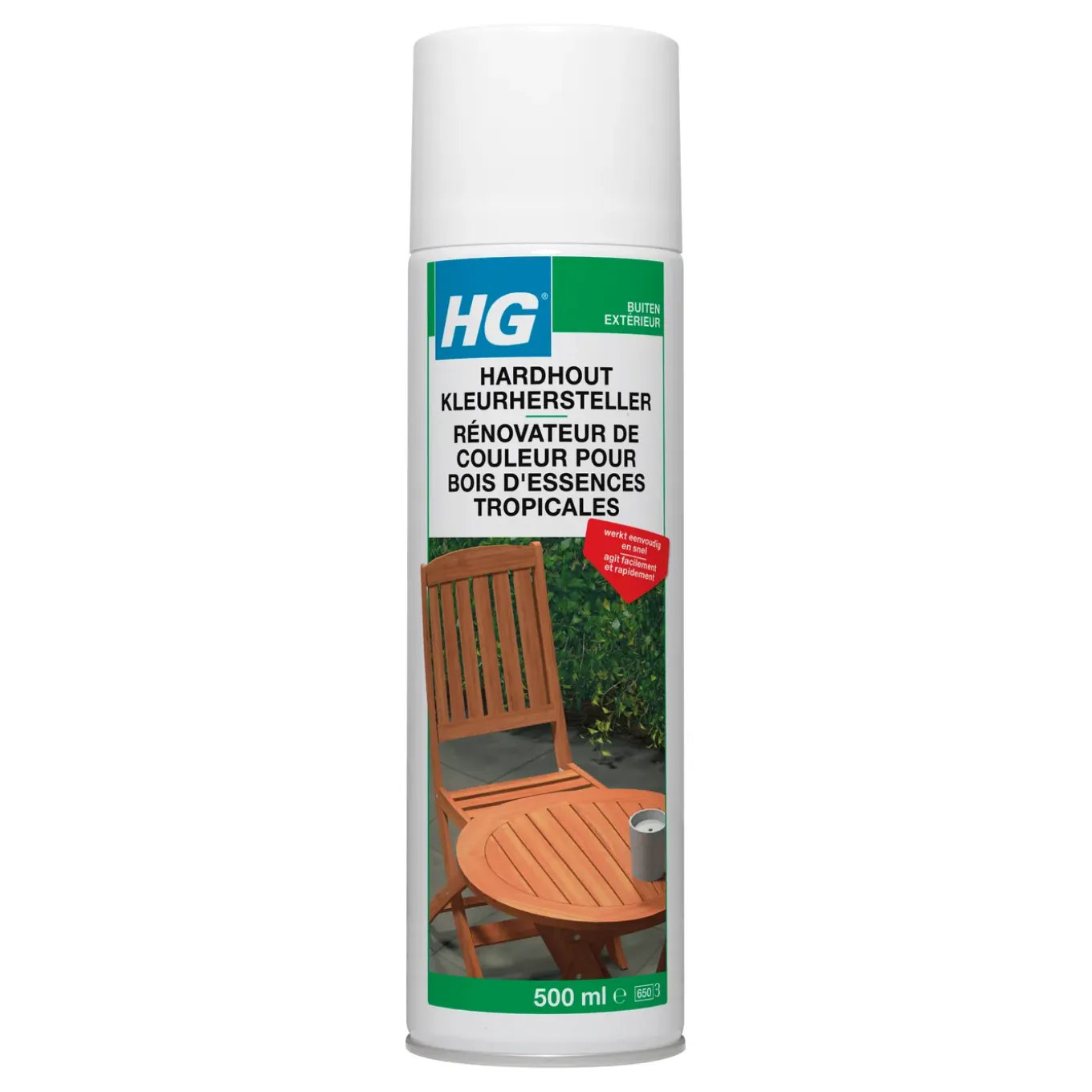 HG hardhout kleurhersteller spuitbus 500ml