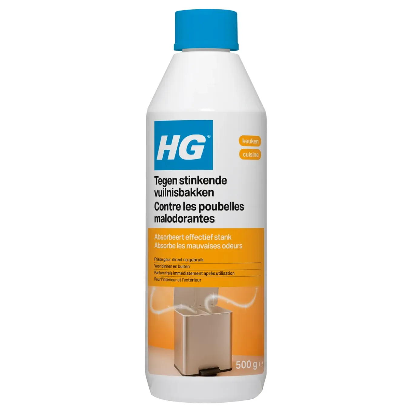 HG reiniger voor stinkende vuilnisbakken 500gr