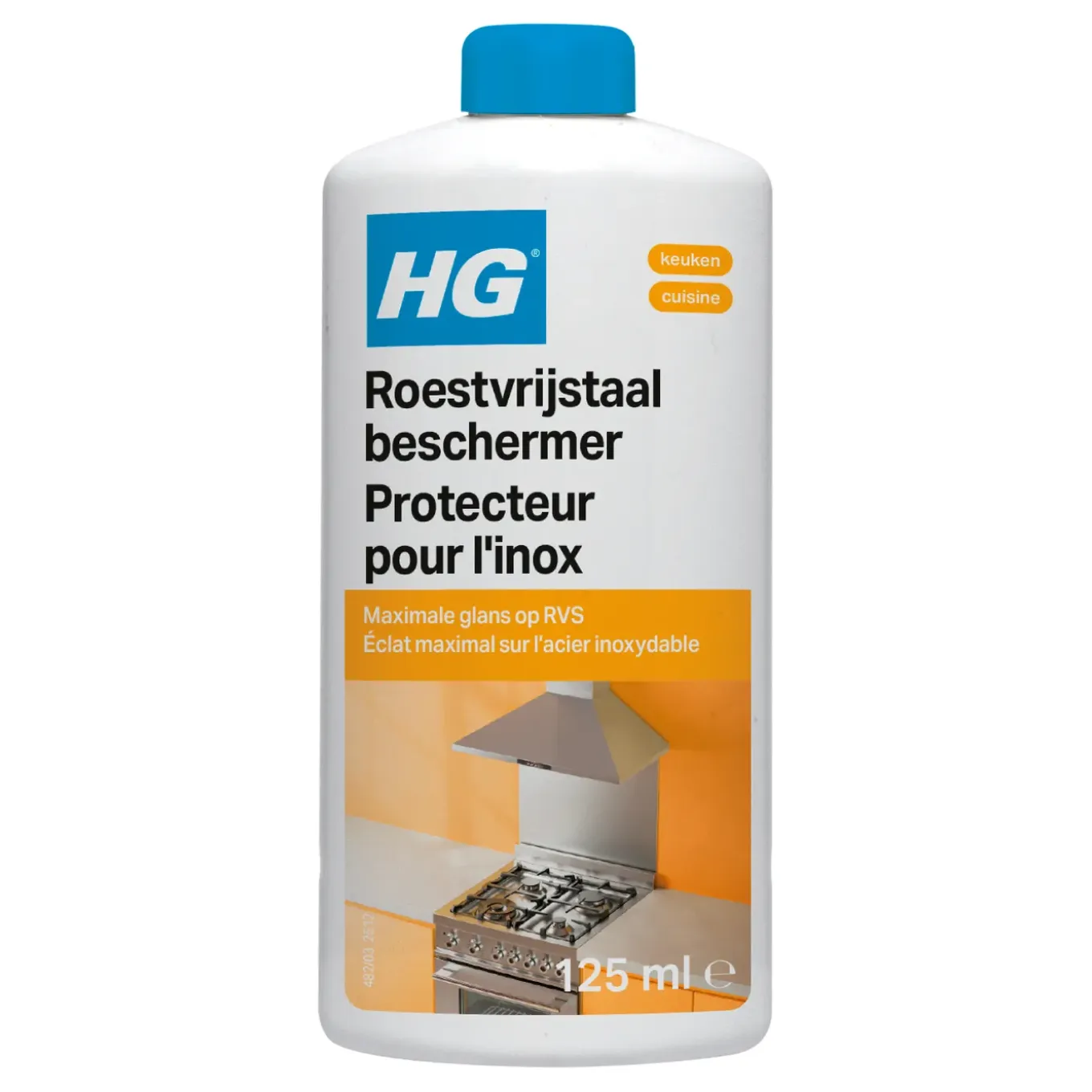 HG roestvrijstaal beschermer 125ml