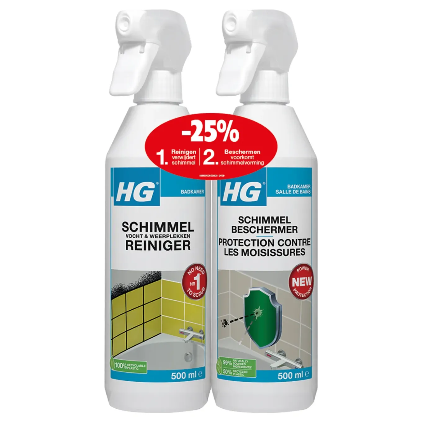 HG schimmel- & schimmelreiniger 500ml