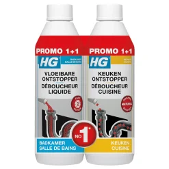HG vloeibare + HG keukenontstopper 1L