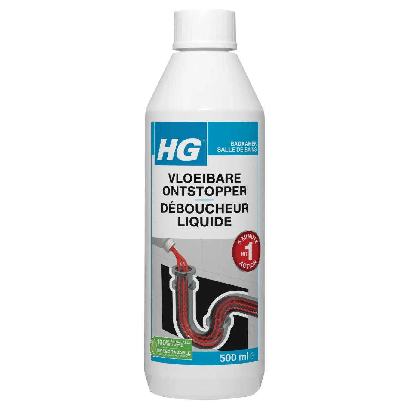 HG vloeibare ontstopper 500ml