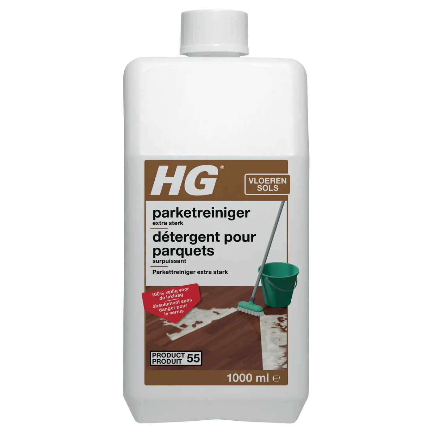HG Vloerreiniger Parket en Hout Krachtreiniger - 1L