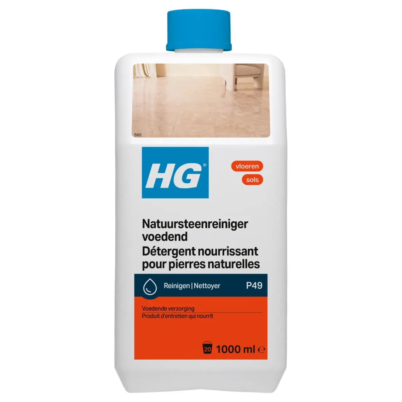 HG voedend reiniger voor natuursteen n°49 1L