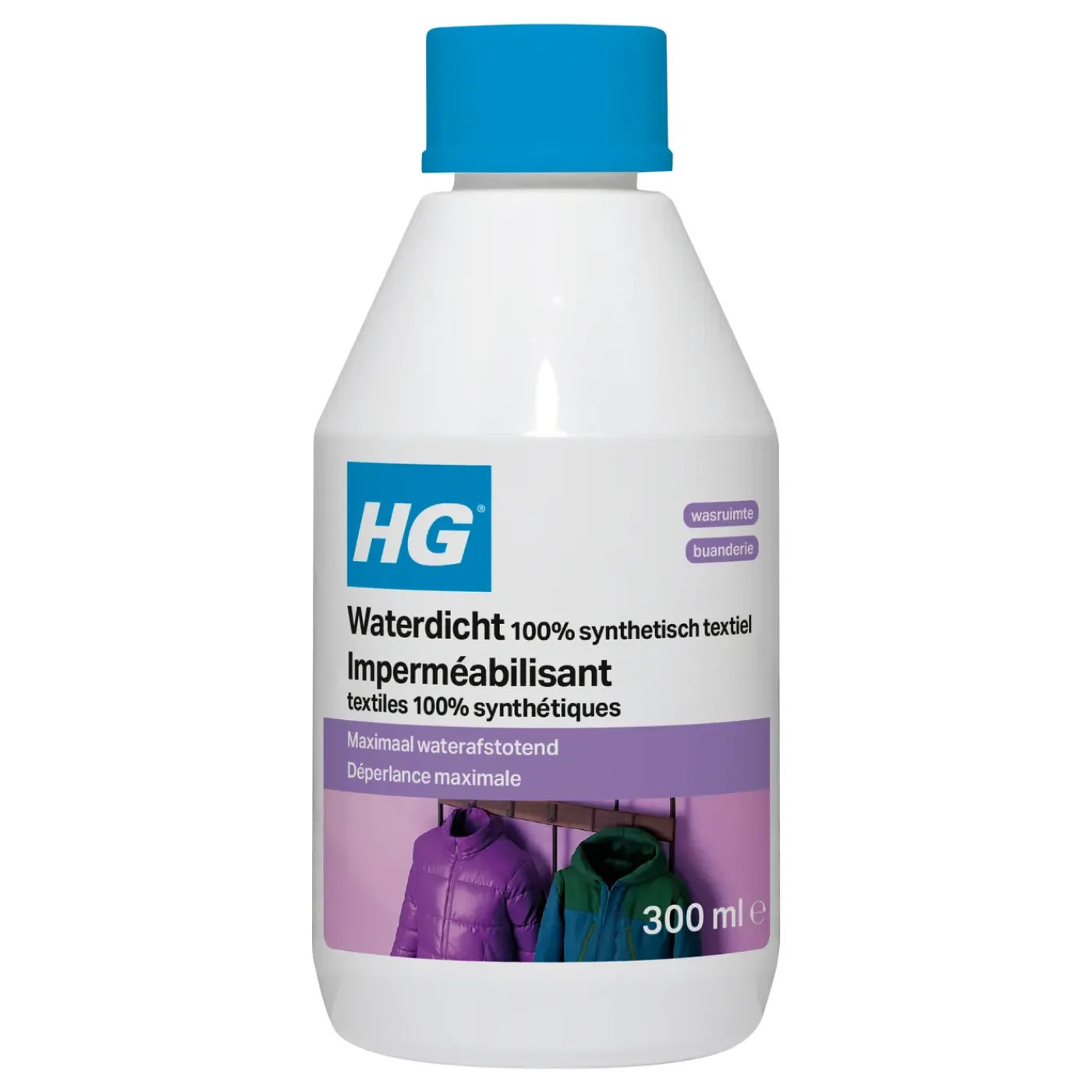 HG waterdicht voor 100% synthetisch textiel