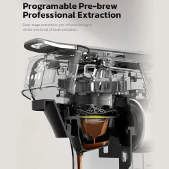 HiBREW - Koffiemachine - H1B - 6-in-1 Multicapsules 20 Bar Zwart
