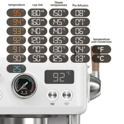 Hibrew - Koffiemachine - H10 PLUS - Halfautomatisch 20 Bar Snelle Verwarming