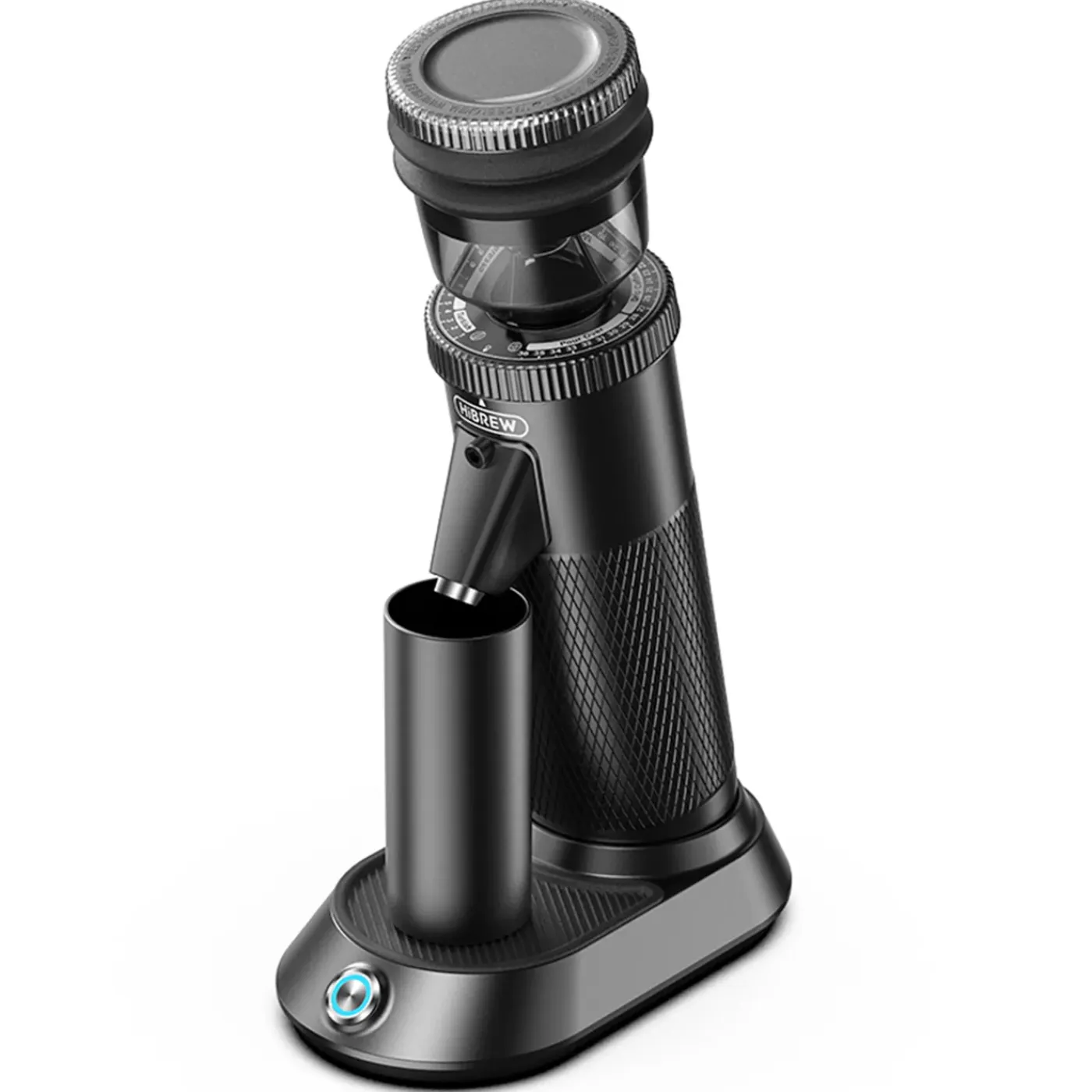 HiBREW - Koffiemolen - G5 - Conische Maalschijf 48mm 36 Instelbare Maalniveaus Zwart