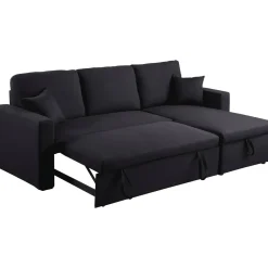 H&j - Hoekbank Met Opbergruimte Slaapbank Meubel Links Of Rechts Bank -alain - 221 X 145 X 85 Cm -
