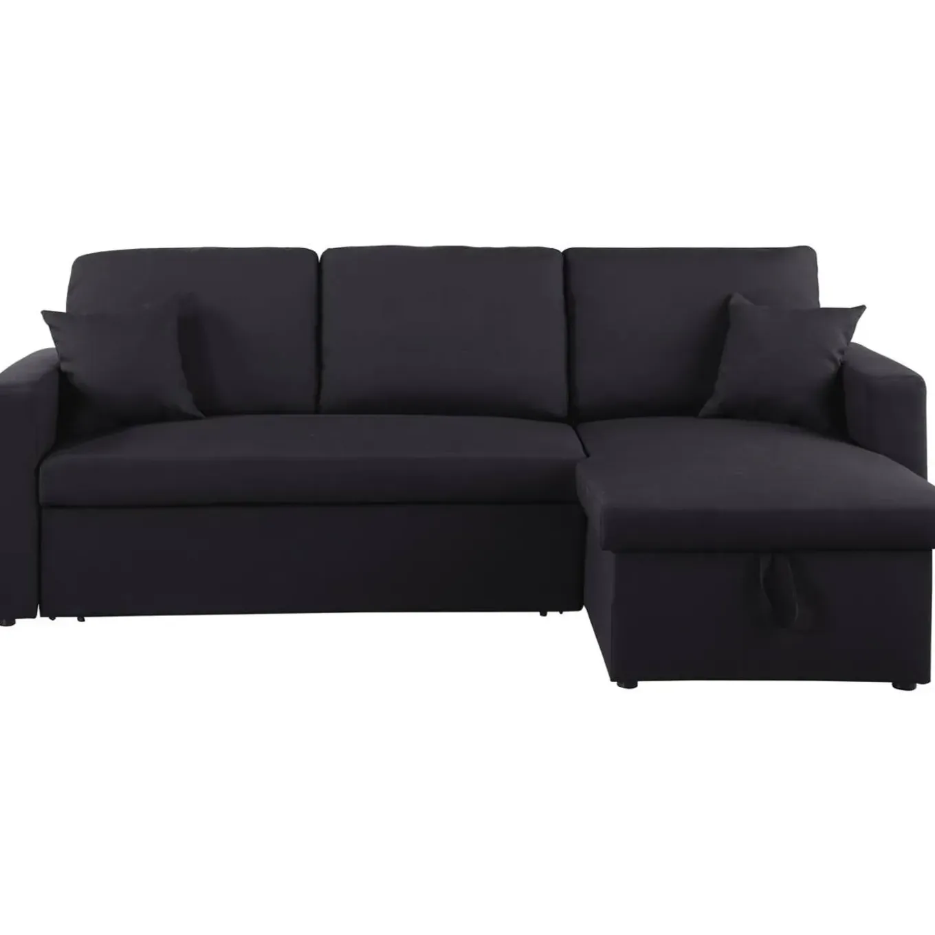 H&j - Hoekbank Met Opbergruimte Slaapbank Meubel Links Of Rechts Bank -alain - 221 X 145 X 85 Cm -