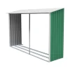 H&J - Houtopslag Haardhout Rek Buiten "alexandre" - 3.38 M² - 302 X 112 X 190 Cm - Grijs