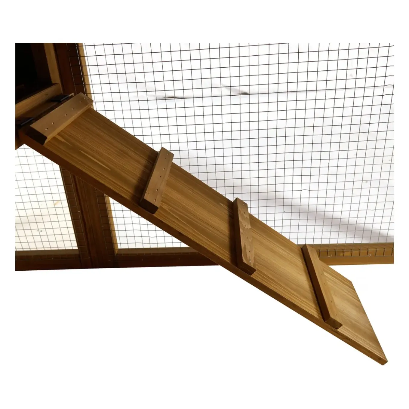 H&j - Kippenhok Hout Met Nestkast -clochette - Bruin - Kastanjebruin