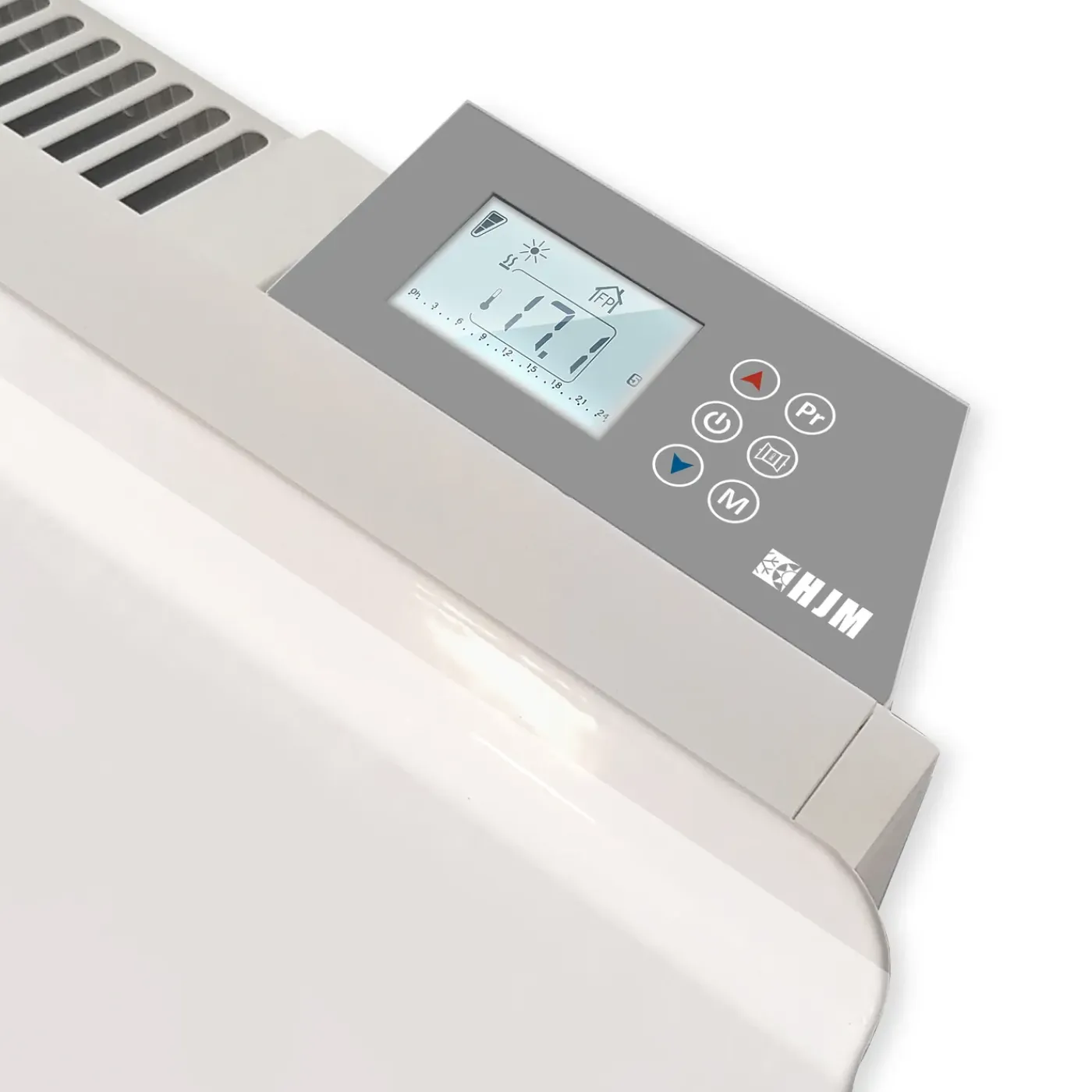 HJM elektrisch radiator Thalie 1000W keramische traagheid wit