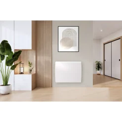 HJM elektrisch radiator Thalie 1000W keramische traagheid wit