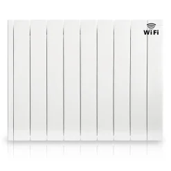 HJM Irina II 1500W vloeistof traagheidradiator Wifi horizontal wit