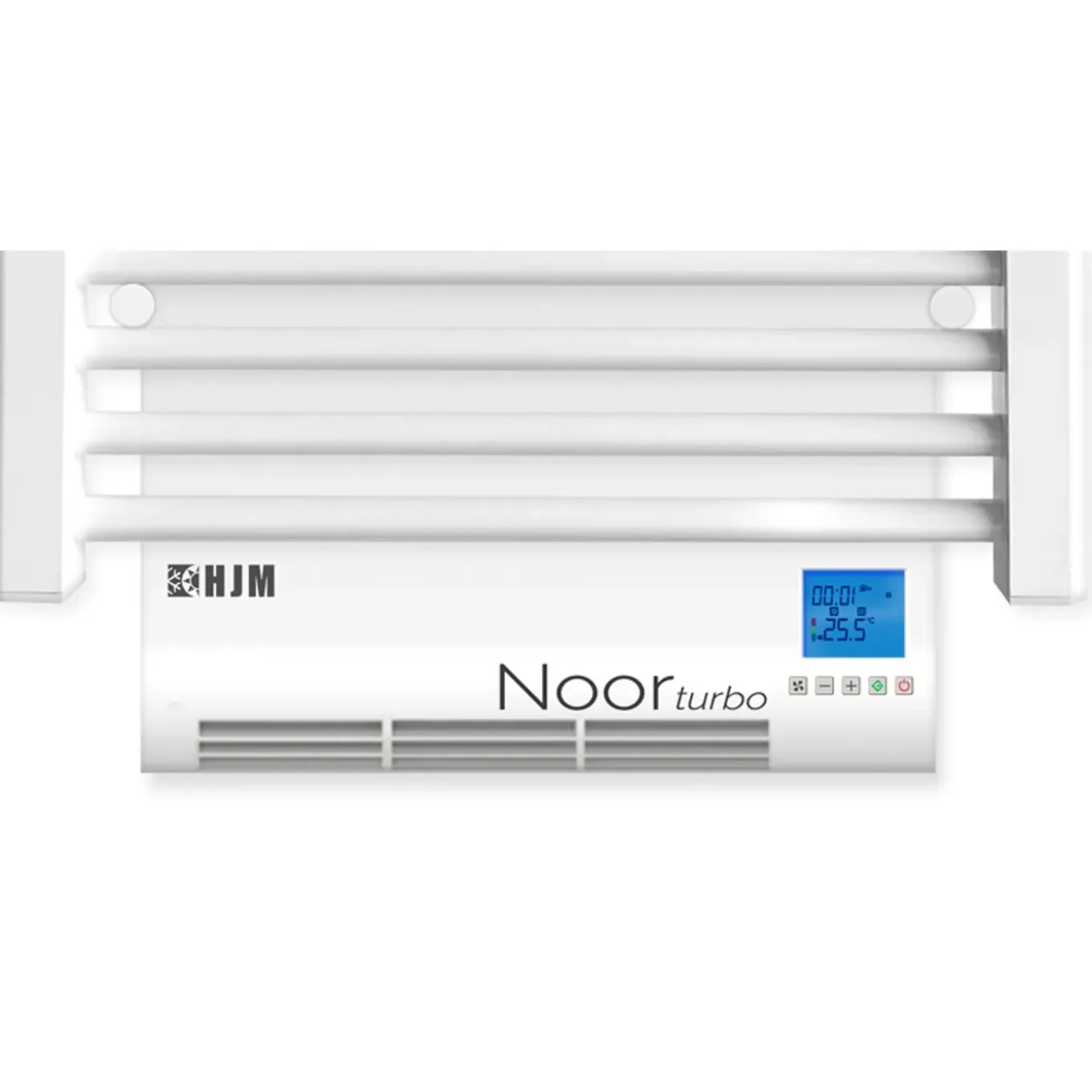 HJM Noor750turbo elektrische ventilatorkachel 750+1000W ,wit