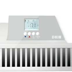 HJM Spring gietijzeren traagheidradiator met Wifi 1500W horizontaal wit